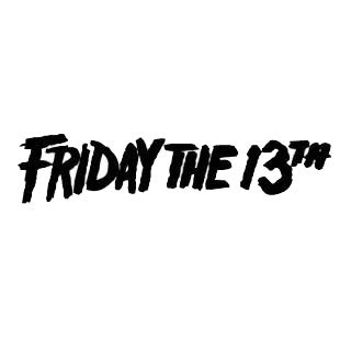 Friday the 13th logo famous logos decals, decal sticker #127