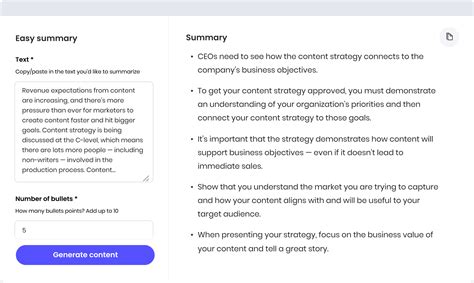 Summary Writing Template