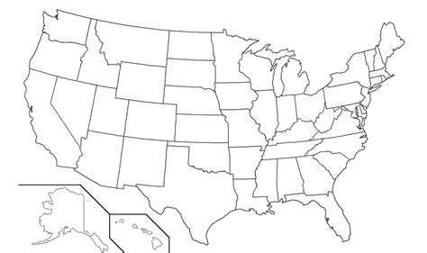 Printable Blank Map Of The United States - Printable Maps