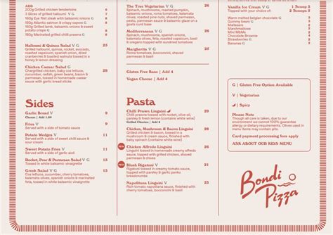 Ultimate Guide To Bondi Pizza Menu Prices Australia (2024) - AusMenu