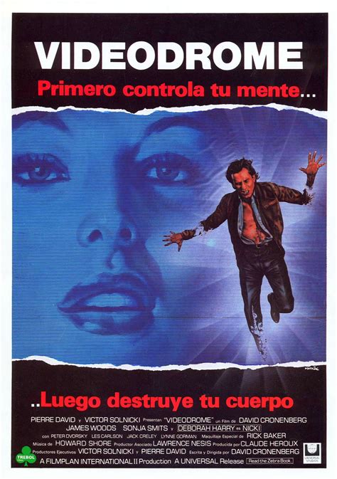 Videodrome, 1983 - Spanish poster Debbie Harry, Joe Don Baker, Charles ...