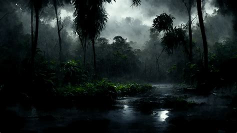 Jungle at night [1920x1080] : r/wallpaper