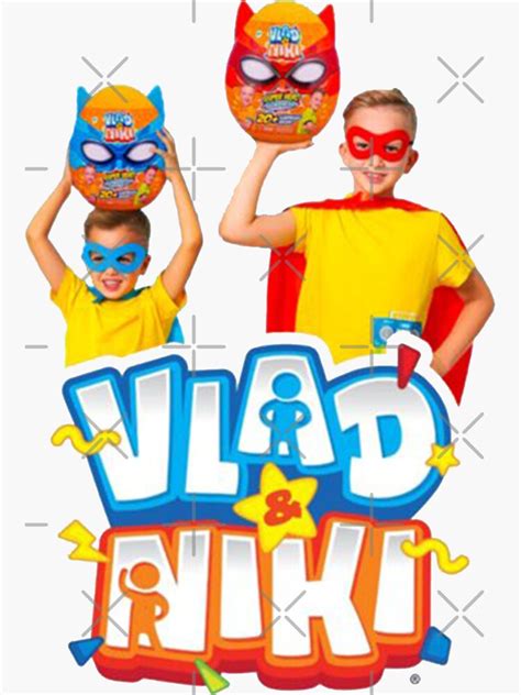 "vlad and niki" Sticker for Sale by DALD | Redbubble