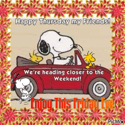 Happy Thursday Friends - Free animated GIF - PicMix