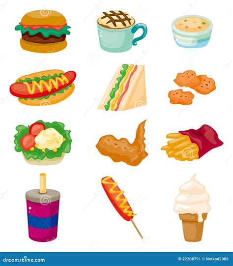 Icon For Chips And Junk Food Vector Illustration | CartoonDealer.com ...