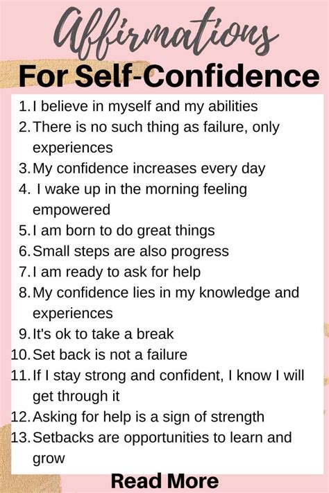 121 Affirmations for confidence to live a better life - Kids n Clicks ...