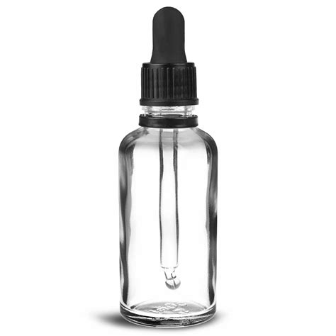 Glass Dropper Bottle with Pipette 50ml