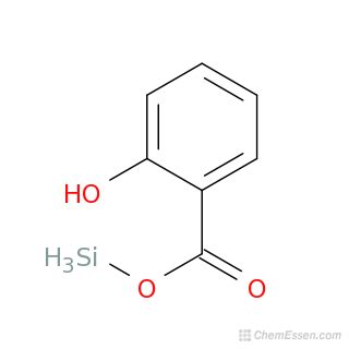 Silanol salicylate Structure - C7H5O3Si - Over 100 million chemical ...