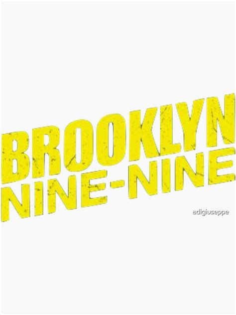 "Brooklyn 99 Logo" Stickers by adigiuseppe | Redbubble