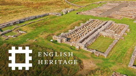 Postcard from Housesteads Roman Fort, Hadrian's Wall | England Drone ...