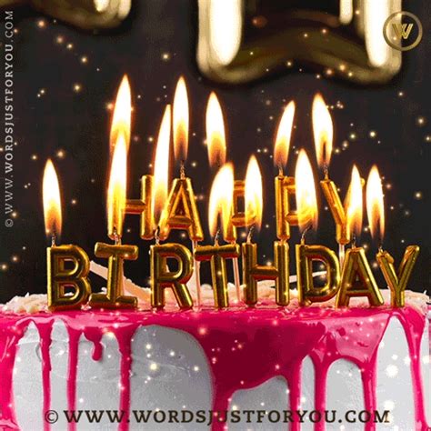 Happy Birthday Cake Candles Gif - 7844 » WordsJustforYou.com - Original ...