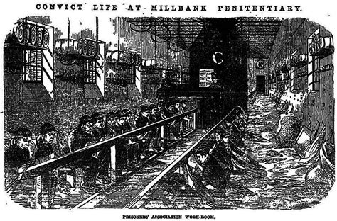 'Convict Life at Millbank Penitentiary' (image: Penny Illustrated News)