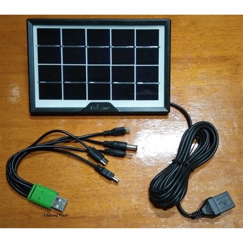 Solar Charger for Cellphone/Mobile phone 5v | Shopee Philippines