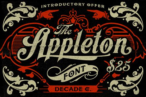 Appleton Font | Old school fonts, Poster fonts, Vintage fonts