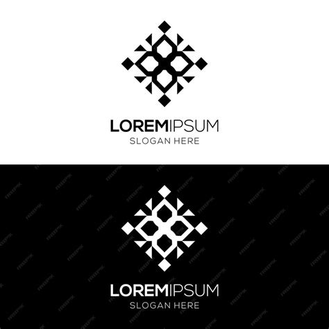 Premium Vector | Geometric logo design template in the form of an ...