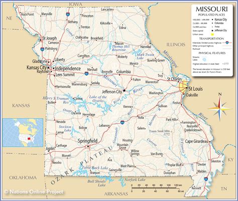 Map Of Missouri With Cities – Verjaardag Vrouw 2020