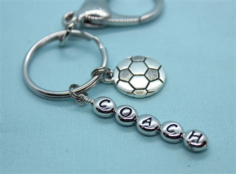 Soccer Coach Gift, Soccer Team Gift, Soccer Keychain Personalized ...