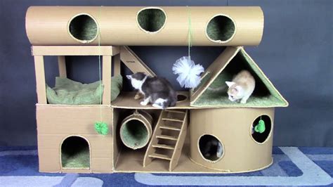 20 Easy DIY Cardboard Cat House Ideas