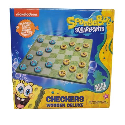 Spongebob Squarepants Board Game Spongebob Squarepants Checkers Game ...