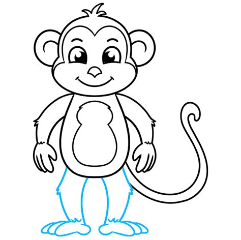 How to Draw an Easy Monkey - Really Easy Drawing Tutorial