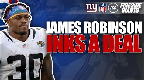 Giants sign veteran RB James Robinson | Highlights | Reaction - YouTube