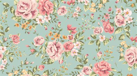 Vintage Floral Pattern UHD 4K Wallpaper | Pixelz