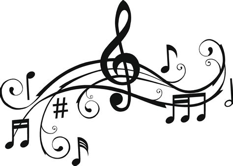 Free Black And White Music Clipart, Download Free Black And White Music ...