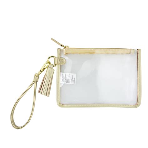 Capri Designs Clear Wristlet, Gold | CD-WRST-GOLD | Borsheims