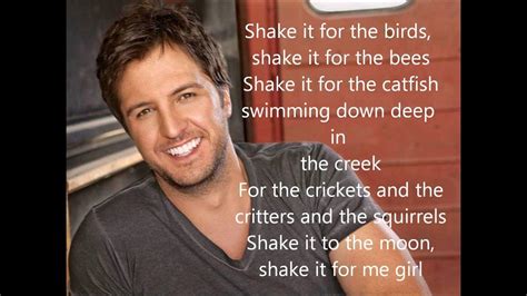 Luke Bryan- Country Girl (Shake It For Me) Lyrics - YouTube