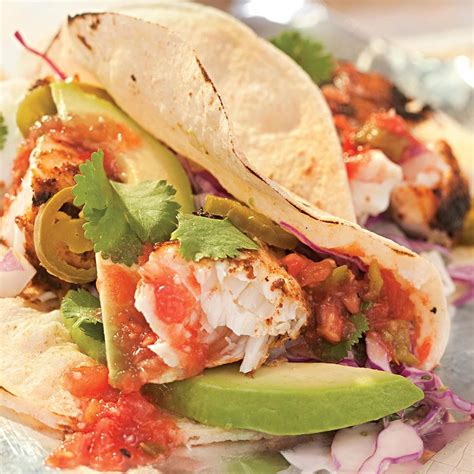 Grilled Fish Tacos Recipe - EatingWell