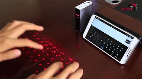 Laser keyboard | Wireless Bluetooth Laser Projection - YouTube