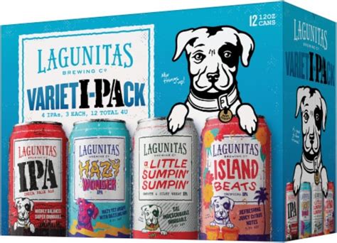 Lagunitas IPA Craft Beer Variety Pack Cans, 12 pk / 12 fl oz - King Soopers