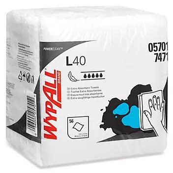 WypAll® L40 1/4 Fold Wipers S-8490 - Uline