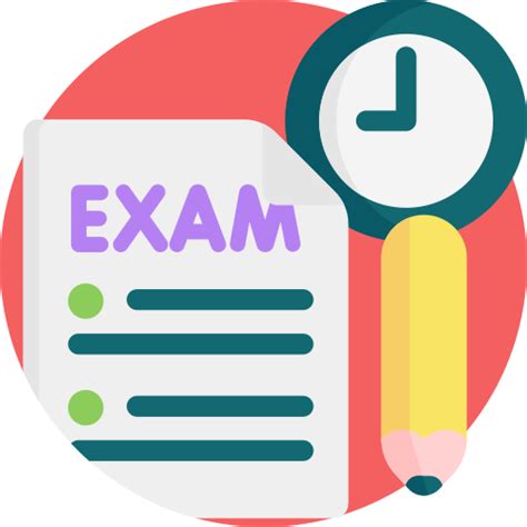 Exam Detailed Flat Circular Flat icon