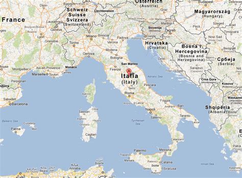 Perugia Map - Italy