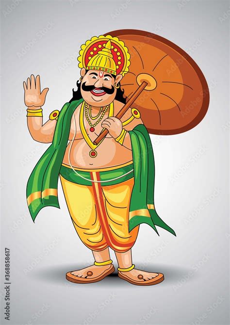 King Mahabali Drawing Onam Drawing Maveli Drawing Onam Festival | Hot ...