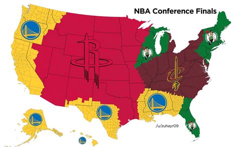 NBA Conference Finals Imperialism Map : r/nba