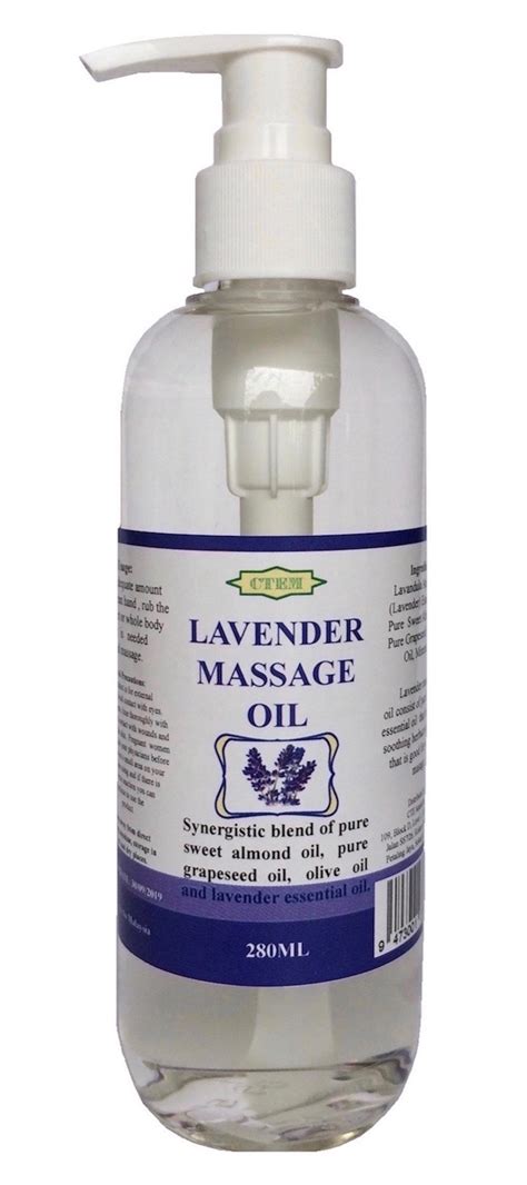 Lavender Massage Oil 280ML – CTE Marketing