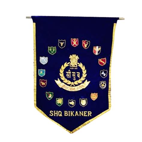 Army BSF Frontier Banner at Rs 1500 | Embroidered Pipe Banner in Maler ...