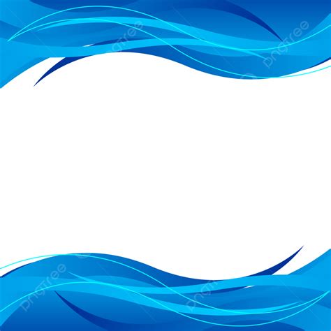 Abstract Blue Wave PNG Picture, Blue Background Transparent With ...