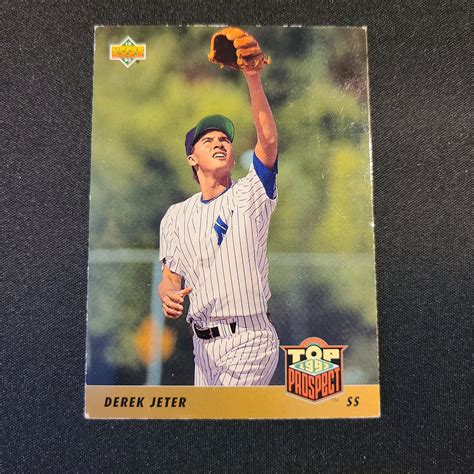 Derek Jeter Rookie Card 449 Upper Deck 1993 Lax Card | Etsy