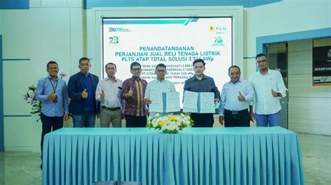 Akselerasi Transisi Energi, PT PLN Batam Suplai Listrik Hijau 3.764 KWp ...