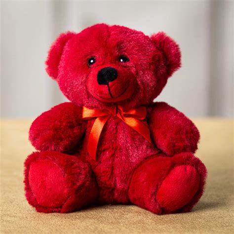 Wholesale Teddy Bears - Strawberry Red Colorama Bear | Plush in a Rush