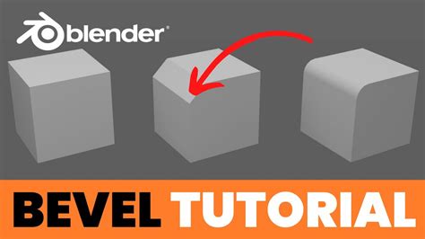 How to use Bevel on Blender | Bevel Blender Tutorial - YouTube