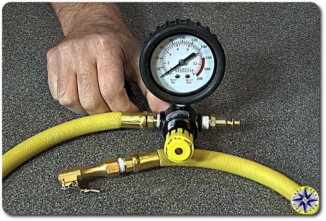 Automotive Tools & Supplies 12" Car Gauge Compressor Hose Air Tire ...