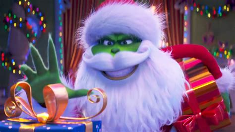 The Grinch steals Christmas in new clip from animated movie