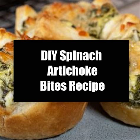 DIY Spinach Artichoke Bites Recipe