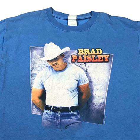 Vintage 2000s Brad Paisley Celebrity Double Sided Tou… - Gem