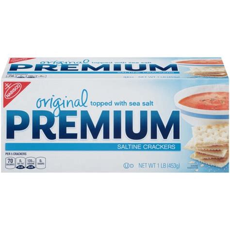 Premium Original Saltine Crackers, 16 oz - Foodland