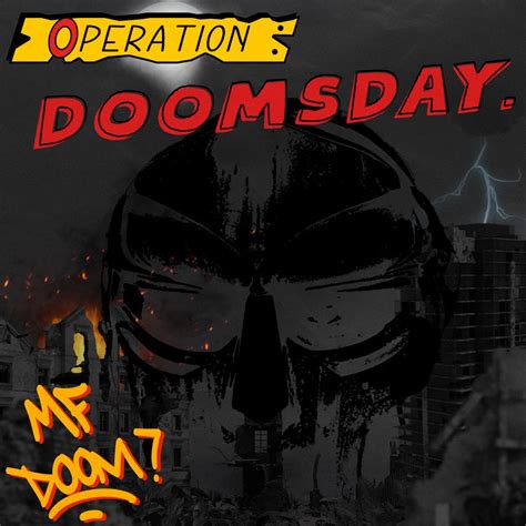 Created a realistic style operation doomsday album cover, all type was ...